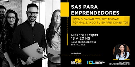 Imagen principal de SAS para Emprendedores ¡Ganá competitividad formalizando tu Emprendimiento!