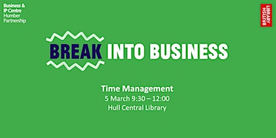 Break into Business: Time Management primary image