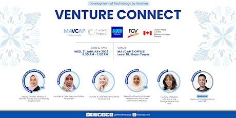Venture Connect | Development of Technology by Women primary image
