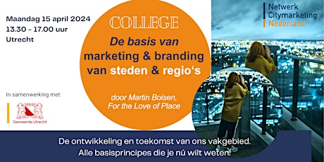 De basis van marketing & branding van steden & regio's primary image