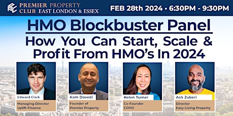 HMO Blockbuster Panel  How You Can Start, Scale & Profit From HMO’s In 2024 primary image