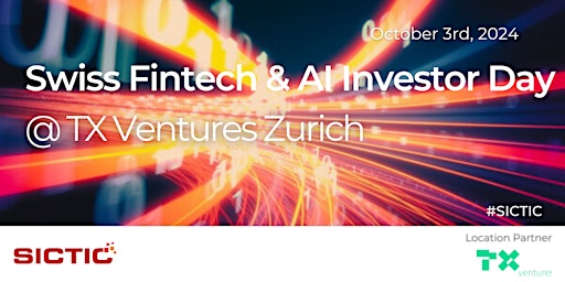 Imagem principal do evento Swiss Fintech & AI Investor Day