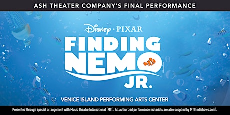 Imagen principal de Disney's Finding Nemo Jr presented by ASH Theater Company [Sat 1PM]