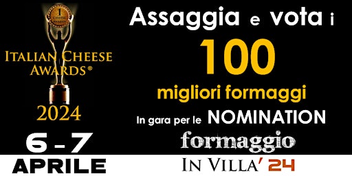 Imagem principal do evento Semifinale Italian Cheese Awards 2023  - Sabato 6 aprile