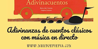 Imagen principal de ADIVINACUENTOS  Epi Epi A!(ANEM A LA BIBLIO)Narrativa oral y música