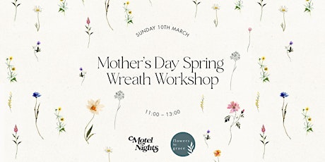 Mother's Day Spring Wreath Making Class primary image