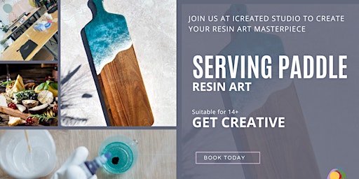 Resin Art - Serving Paddle Worshop  primärbild