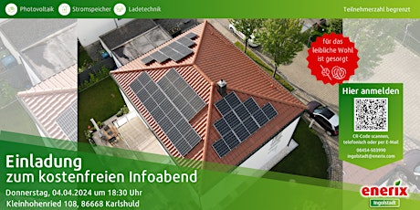 kostenloser Infoabend zum Thema Photovoltaik