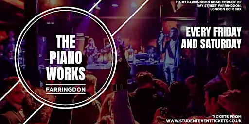 Immagine principale di FRIDAYS @ PIANO WORKS FARRINGDON // EVERY FRIDAY 