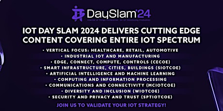 IoT Day Slam 2024 Virtual Internet of Things Conference