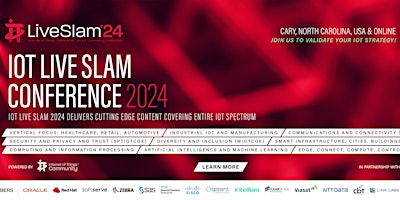 Imagem principal do evento IoT Slam Live 2024 Internet of Things Conference