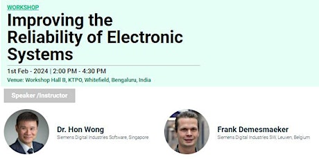 WORKSHOP - Improving the Reliability of Electronic Systems primary image