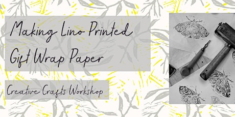 Make Lino printed gift paper