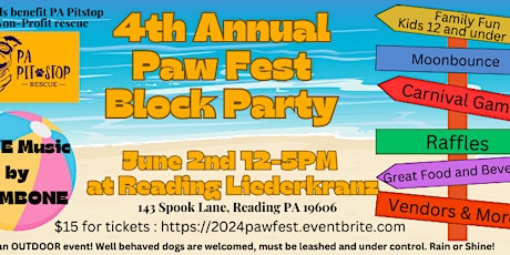 Pawfest Block Party 2024- A Family Fun Day Out!