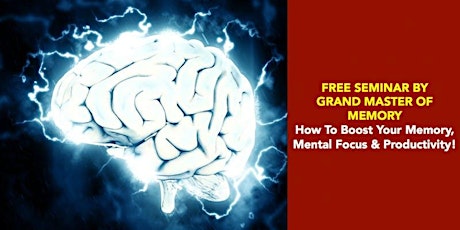 Supercharge Your Focus & Memory: By Grand Master & Guinness Record Holder primary image