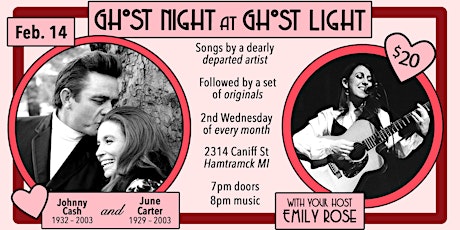Imagen principal de Ghost Night at Ghost Light: Johnny and June (Valentine’s Edition!)