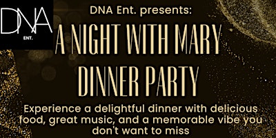 A Night With Mary Dinner Party primary image