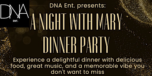 Imagem principal do evento A Night With Mary Dinner Party