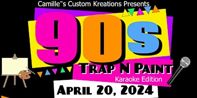 Imagem principal do evento 90s Trap N Paint  + Karaoke