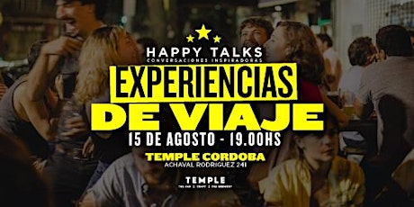 Imagen principal de Happy Talks: EXPERIENCIAS DE VIAJES!