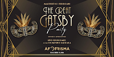 Primaire afbeelding van The Great Gatsby | Carnival Party @ Aforisma Roma
