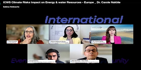 Climate Risk Management & Climate Finance Webinar - ICWS Europe primary image