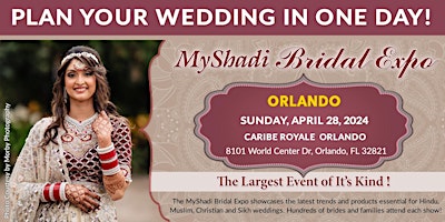 Imagem principal de Myshadi Bridal expo Orlando Spring 2024