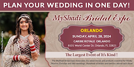 Myshadi Bridal expo Orlando Spring 2024