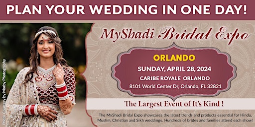 Immagine principale di Myshadi Bridal expo Orlando Spring 2024 