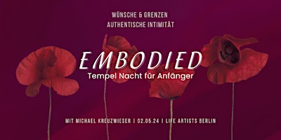 Image principale de EMBODIED - Tempelnacht für Anfänger - Mai