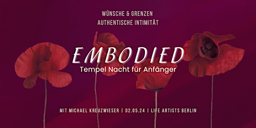 EMBODIED - Tempelnacht für Anfänger - Mai primary image