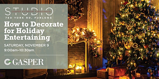 Primaire afbeelding van How to Decorate for Holiday Entertaining