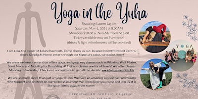 Yoga in the Yuha- Lauren Layton primary image