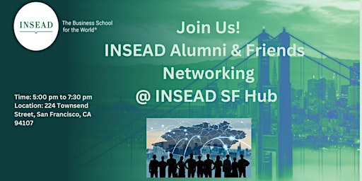 Imagen principal de INSEAD Alumni & Friends Networking with BBSV  - SFHUB