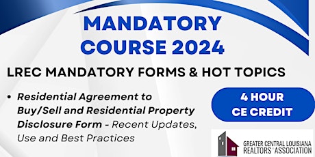 Mandatory Course 2024 primary image
