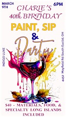 Charie’s Paint & Sip Birthday Party primary image