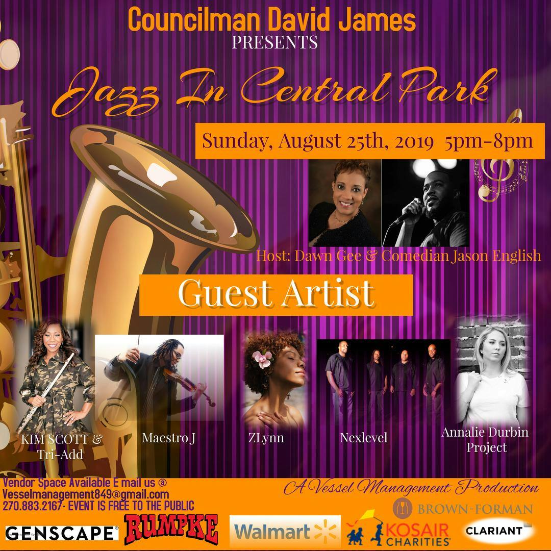  JAZZ IN CENTRAL PARK 2019 - SPONSORED BY COUNCILMAN DAVID JAMES