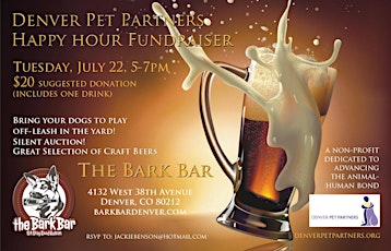 Denver Pet Partners Happy Hour Fundraiser primary image