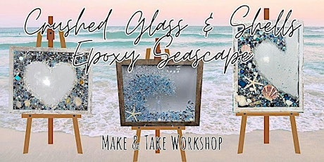 Crushed Glass Epoxy Frame Make and Take