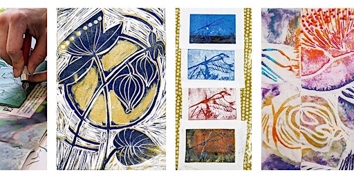 Lino Print and Stitch Workshop primary image