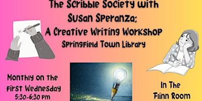 Imagem principal do evento The Scribble Society with Susan Speranza