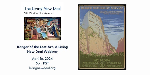 Ranger of the Lost Art, A Living New Deal Webinar primary image