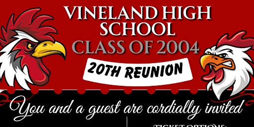 Primaire afbeelding van Vineland High School c/o 2004 20th Reunion