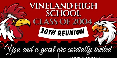 Primaire afbeelding van Vineland High School c/o 2004 20th Reunion