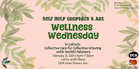 Wellness Wednesday: Collective Care for Collective Grieving primary image