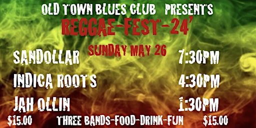 OTBC REGGAEFEST'24  FEATURING SANDOLLAR,  INDICA ROOTS & JAH OLLIN. primary image