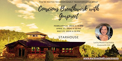 Imagem principal do evento Conscious Breathwork for Healing and Transformation (STARHOUSE)