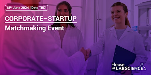 Corporate-Startup Matchmaking Event (Date TBD 2024)  primärbild