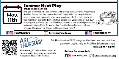 Hauptbild für Family Clay Day: Summer Heat Play