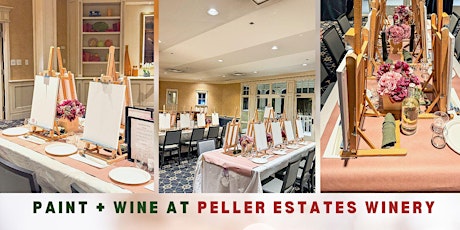 Paint and Wine Tasting at Peller Estates Winery
